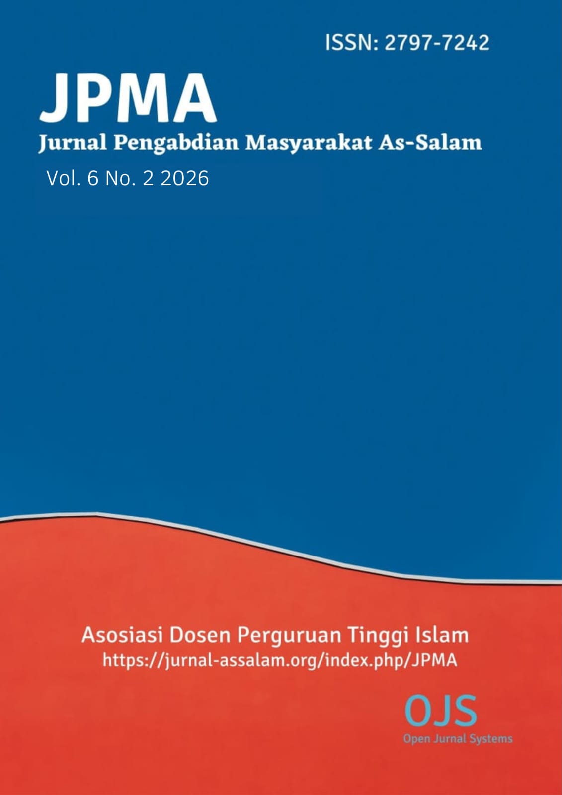 					View Vol. 6 No. 2 (2026): Jurnal Pengabdian Masyarakat As-Salam (JPMA)
				